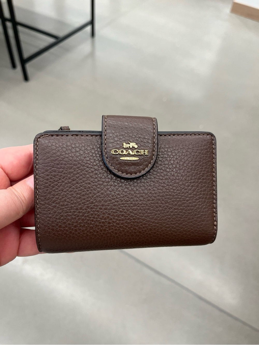 COACH Medium Corner Zip Wallet NWT